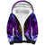 New Zealand Custom Women's Day Sherpa Hoodie Maori Girl Feathers of Hope - Purple LT9 Unisex Purple - Polynesian Pride