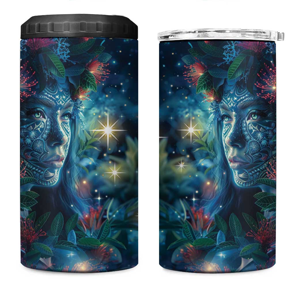 New Zealand Matariki Pohutukawa 4 in 1 Can Cooler Tumbler Te Mauri te Ora