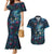 New Zealand Matariki Pohutukawa Couples Matching Mermaid Dress and Hawaiian Shirt Te Mauri te Ora