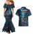 New Zealand Matariki Pohutukawa Couples Matching Mermaid Dress and Hawaiian Shirt Te Mauri te Ora