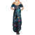 New Zealand Matariki Pohutukawa Family Matching Summer Maxi Dress and Hawaiian Shirt Te Mauri te Ora