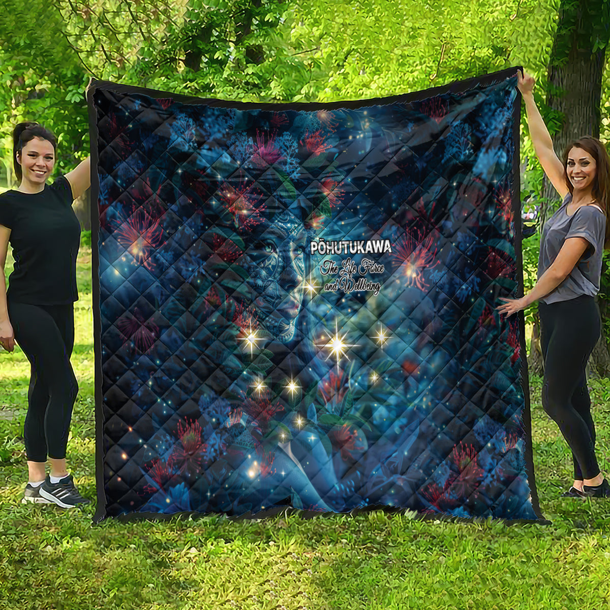New Zealand Matariki Pohutukawa Quilt Te Mauri te Ora
