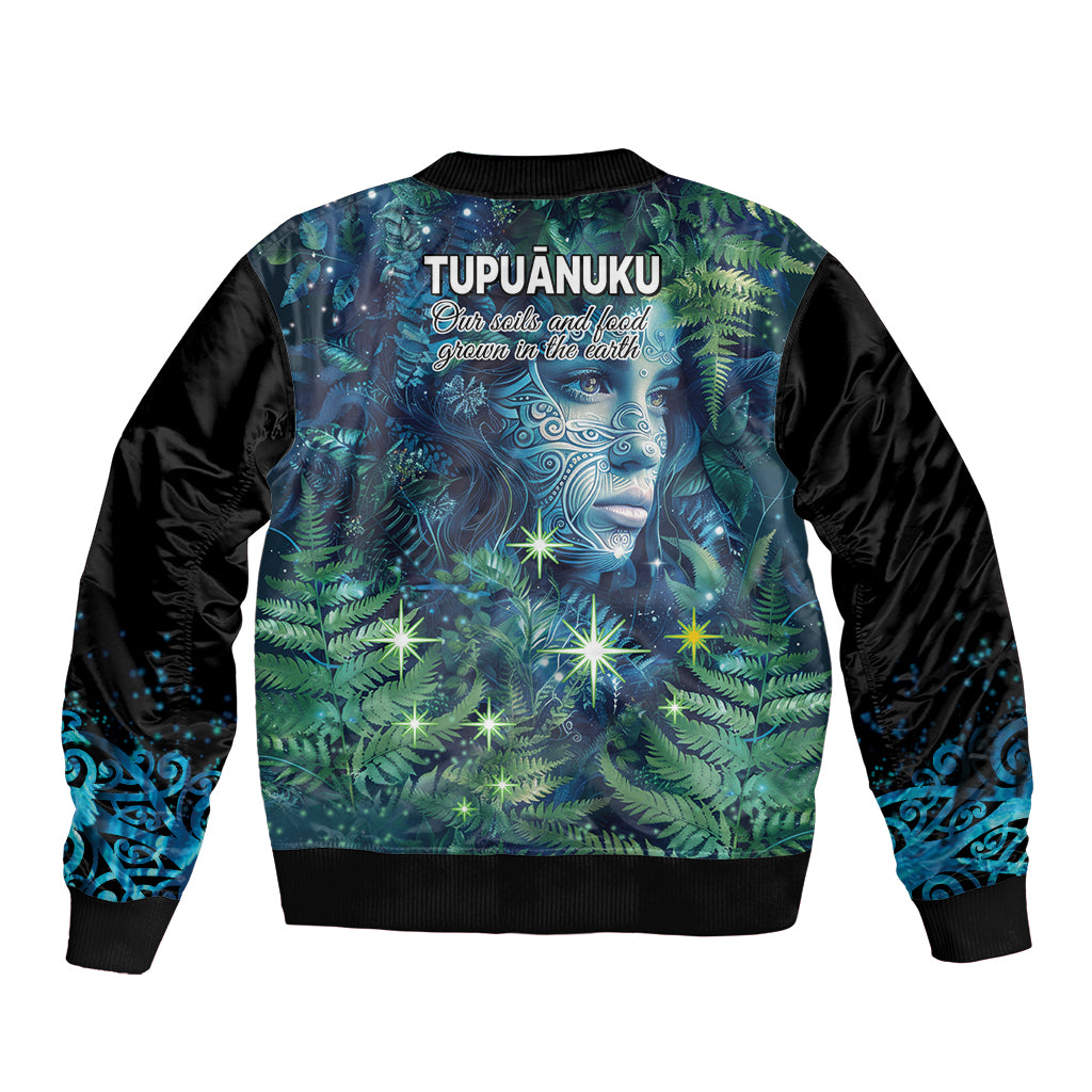 New Zealand Matariki Tupuanuku Bomber Jacket Te Wā o te Hauhake