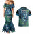 New Zealand Matariki Tupuanuku Couples Matching Mermaid Dress and Hawaiian Shirt Te Wā o te Hauhake