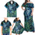 New Zealand Matariki Tupuanuku Family Matching Off Shoulder Maxi Dress and Hawaiian Shirt Te Wā o te Hauhake