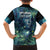 New Zealand Matariki Tupuanuku Family Matching Off Shoulder Short Dress and Hawaiian Shirt Te Wā o te Hauhake