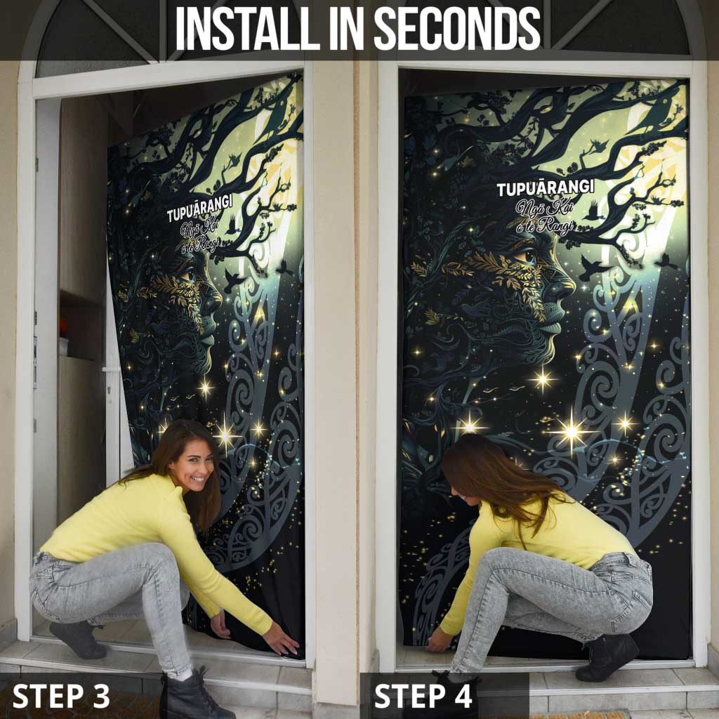 New Zealand Matariki Tupuarangi Door Cover Ng Kai o te Rangi - Polynesian Pride