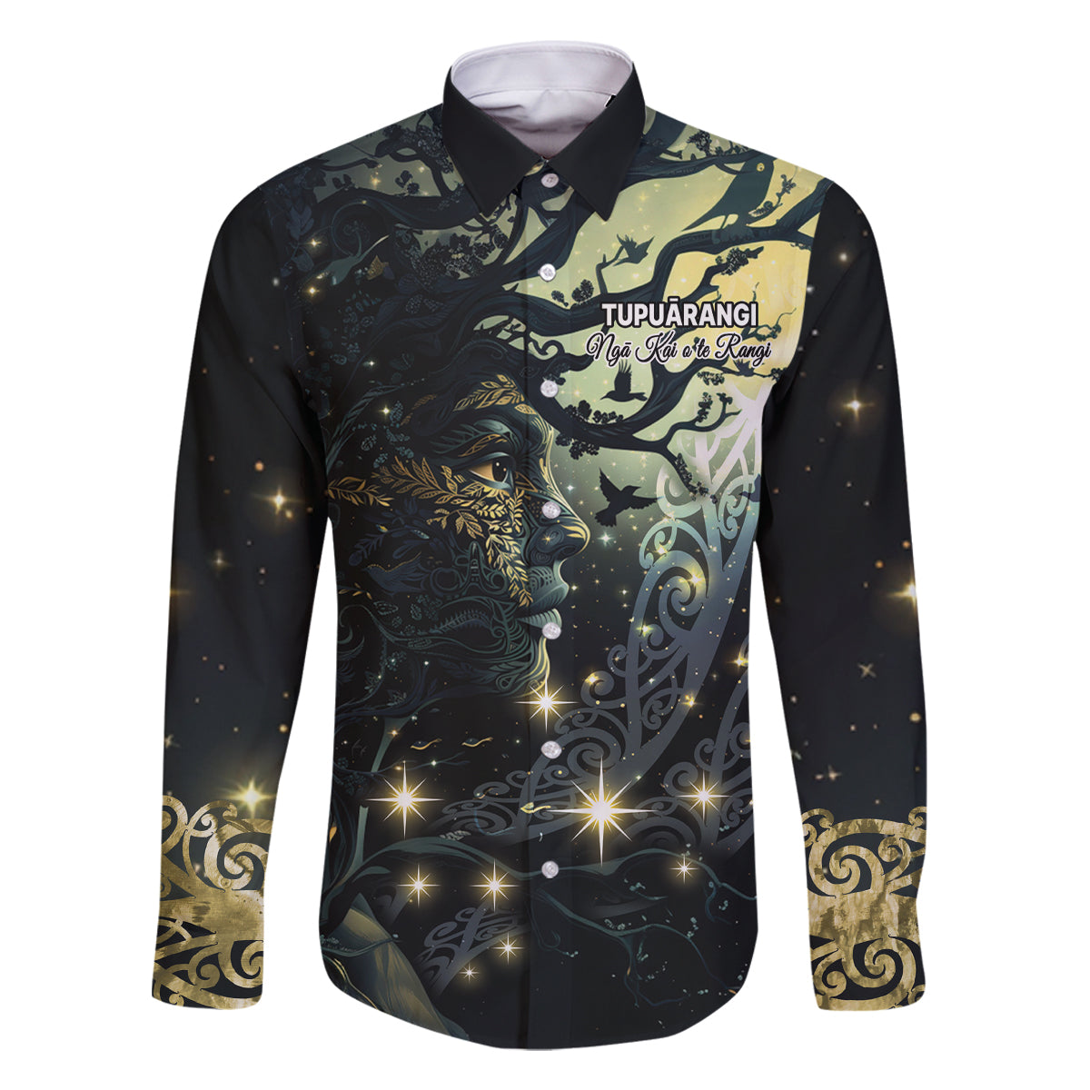 New Zealand Matariki Tupuarangi Family Matching Off Shoulder Short Dress and Hawaiian Shirt Ngā Kai o te Rangi