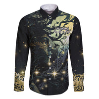 New Zealand Matariki Tupuarangi Family Matching Off Shoulder Short Dress and Hawaiian Shirt Ngā Kai o te Rangi