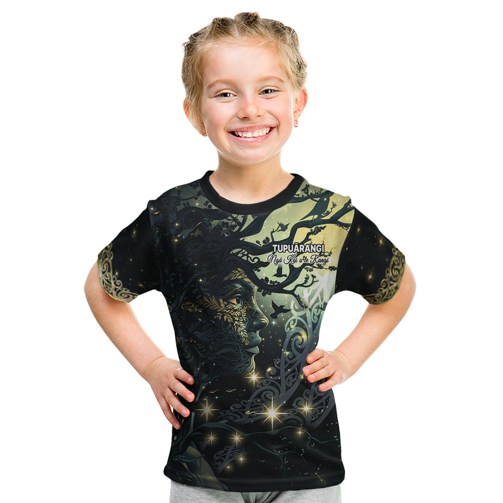 New Zealand Matariki Tupuarangi Kid T Shirt Ngā Kai o te Rangi