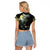 New Zealand Matariki Tupuarangi Raglan Cropped T Shirt Ngā Kai o te Rangi