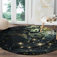 New Zealand Matariki Tupuarangi Round Carpet Ngā Kai o te Rangi