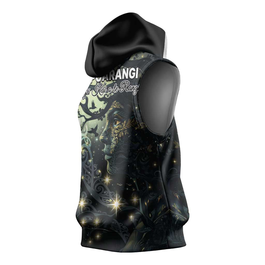 New Zealand Matariki Tupuarangi Sleeveless Hoodie Ng Kai o te Rangi - Polynesian Pride