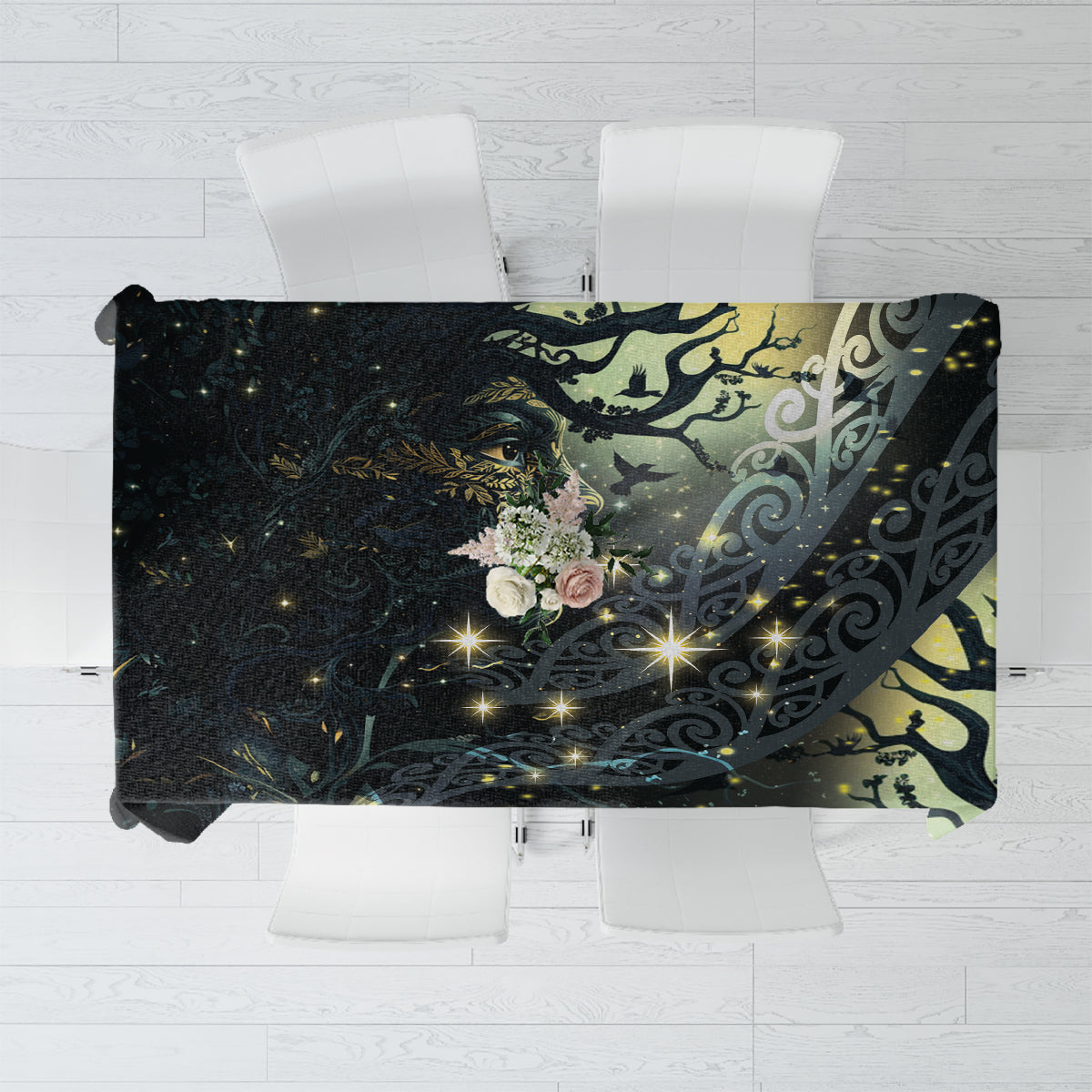 New Zealand Matariki Tupuarangi Tablecloth Ngā Kai o te Rangi