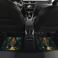 New Zealand Matariki Car Mats Rongo Mori Wellbeing and Good Luck LT9 Set 2pcs - Back Art - Polynesian Pride