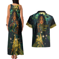 New Zealand Matariki Couples Matching Tank Maxi Dress and Hawaiian Shirt Rongoā Māori Wellbeing and Good Luck