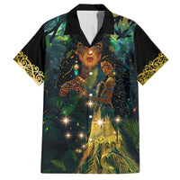 New Zealand Matariki Family Matching Off Shoulder Maxi Dress and Hawaiian Shirt Rongoā Māori Wellbeing and Good Luck