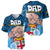 Dads Day Fiji Baseball Jersey Dad Au Lomani Iko - Polynesian Flowers Tribal LT9 - Polynesian Pride