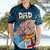 Fathers Day Polynesian Islands Fiji Hawaiian Shirt Dad Au Lomani Iko - Polynesian Flowers Tribal LT9 - Polynesian Pride