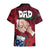 Dads Day Samoa Hawaiian Shirt Dad Ou Te Alofa Ia Te Oe Tama - Red Polynesian Flowers Tribal LT9 - Polynesian Pride