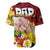 Dads Day Tonga Baseball Jersey Dad Ofa lahi atu - Polynesian Flowers Tribal LT9 - Polynesian Pride