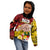 Dads Day Tonga Kid Hoodie Dad Ofa lahi atu - Polynesian Flowers Tribal LT9 - Polynesian Pride
