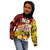 Dads Day Tonga Kid Hoodie Dad Ofa lahi atu - Polynesian Flowers Tribal LT9 - Polynesian Pride