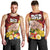 Dads Day Tonga Men Tank Top Dad Ofa lahi atu - Polynesian Flowers Tribal LT9 - Polynesian Pride