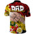 Dads Day Tonga Polo Shirt Dad Ofa lahi atu Polynesian Flowers Tribal LT9 - Polynesian Pride