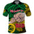 Custom Dads Day Vanuatu Polo Shirt Dad Mi lavem yu Polynesian Flowers Tribal LT9 Green - Polynesian Pride