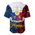 Polynesian Philippines Baseball Jersey Pilipinas Flag Style for 125th Independence Anniversary Black LT9 - Polynesian Pride