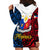 Polynesian Philippines Hoodie Dress Pilipinas Flag Style for 125th Independence Anniversary Black LT9 - Polynesian Pride