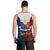 Personalised Polynesian Philippines Men Tank Top Pilipinas Flag Style for 125th Independence Anniversary Black LT9 - Polynesian Pride