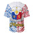 Polynesian Philippines Baseball Jersey Pilipinas Flag Style for 125th Independence Anniversary White LT9 - Polynesian Pride