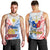 125th Independence Anniversary Philippines Men Tank Top Polynesian Pilipinas Flag Style - White LT9 - Polynesian Pride