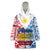 Polynesian Philippines Wearable Blanket Hoodie Pilipinas Flag Style for 125th Independence Anniversary White LT9 One Size White - Polynesian Pride