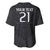 (Custom Text And Number) New Zealand Rugby Baseball Jersey All Black Fern with Maori Tribal Pattern LT9 - Polynesian Pride