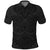 (Custom Text and Number) New Zealand Rugby Polo Shirt All Black Fern with Maori Tribal Pattern LT9 Black - Polynesian Pride