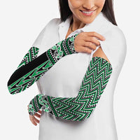 New Zealand Maori Niho Taniwha Arm Sleeves Kakariki Mangopare and Puhoro Pattern - Polynesian Pride
