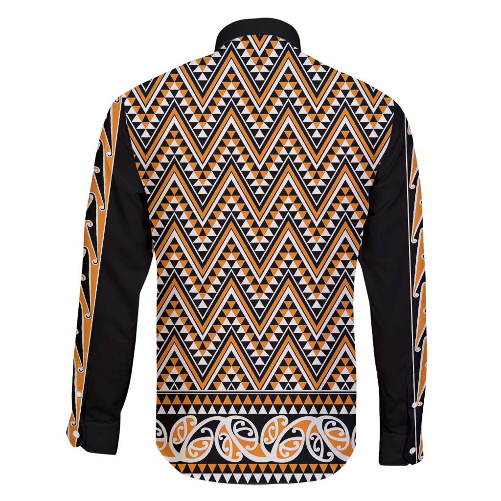 New Zealand Maori Niho Taniwha Family Matching Puletasi and Hawaiian Shirt Karaka Mangopare and Puhoro Pattern