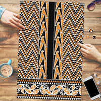 New Zealand Maori Niho Taniwha Puzzle Karaka Mangopare and Puhoro Pattern - Polynesian Pride