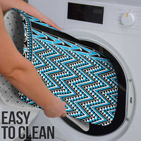 New Zealand Maori Niho Taniwha Bathroom Set Kikorangi Mangopare and Puhoro Pattern - Polynesian Pride