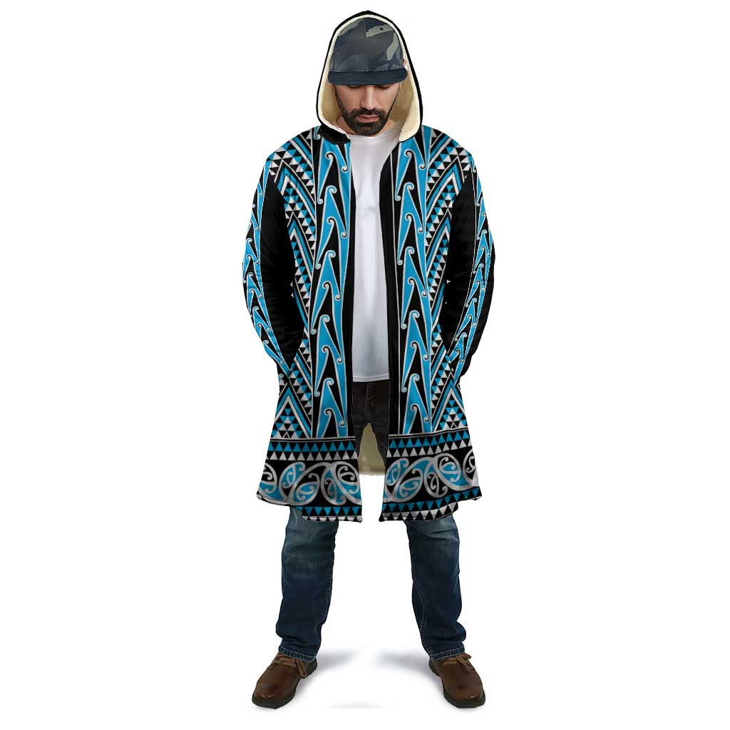 New Zealand Maori Niho Taniwha Cloak Kikorangi Mangopare and Puhoro Pattern - Polynesian Pride
