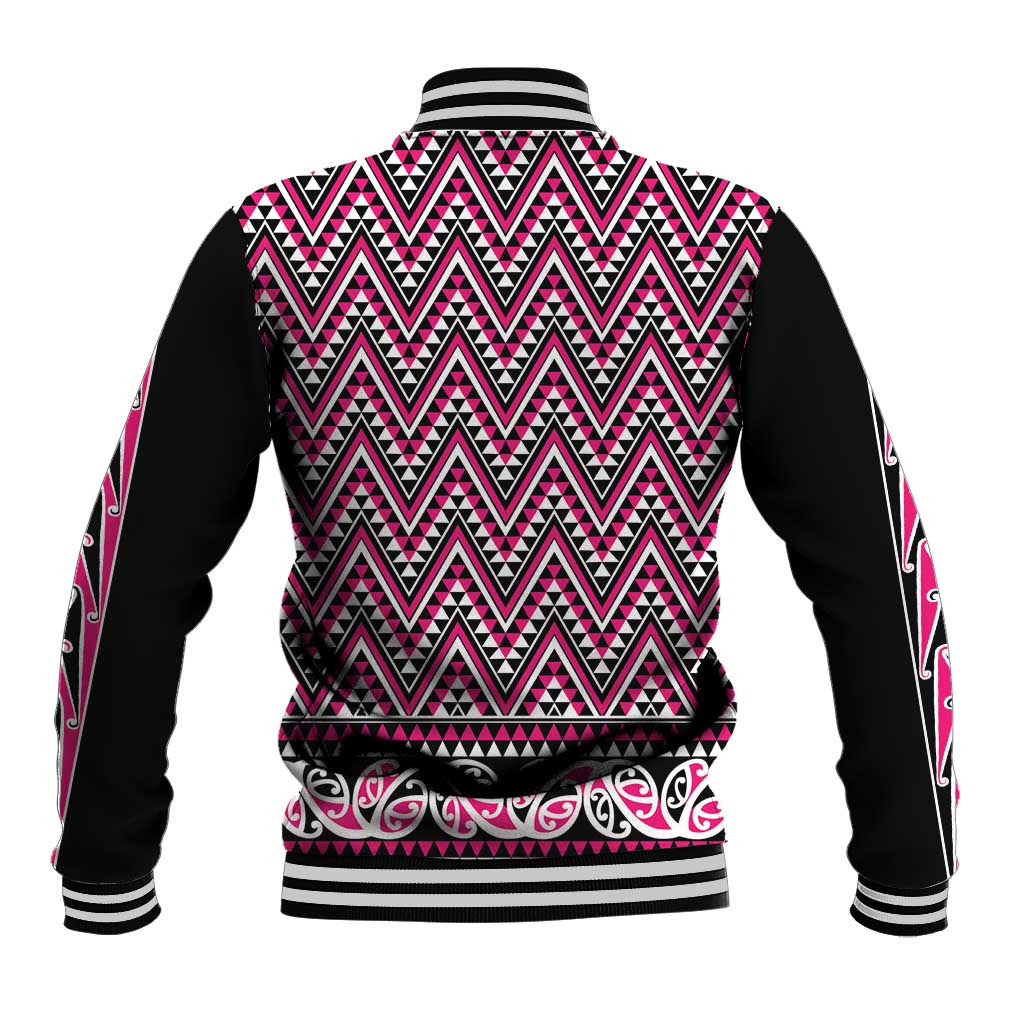 New Zealand Maori Niho Taniwha Baseball Jacket Mawhero Mangopare and Puhoro Pattern LT9 - Polynesian Pride