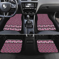 New Zealand Maori Niho Taniwha Car Mats Mawhero Mangopare and Puhoro Pattern