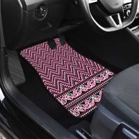 New Zealand Maori Niho Taniwha Car Mats Mawhero Mangopare and Puhoro Pattern