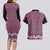 New Zealand Maori Niho Taniwha Couples Matching Long Sleeve Bodycon Dress and Hawaiian Shirt Mawhero Mangopare and Puhoro Pattern
