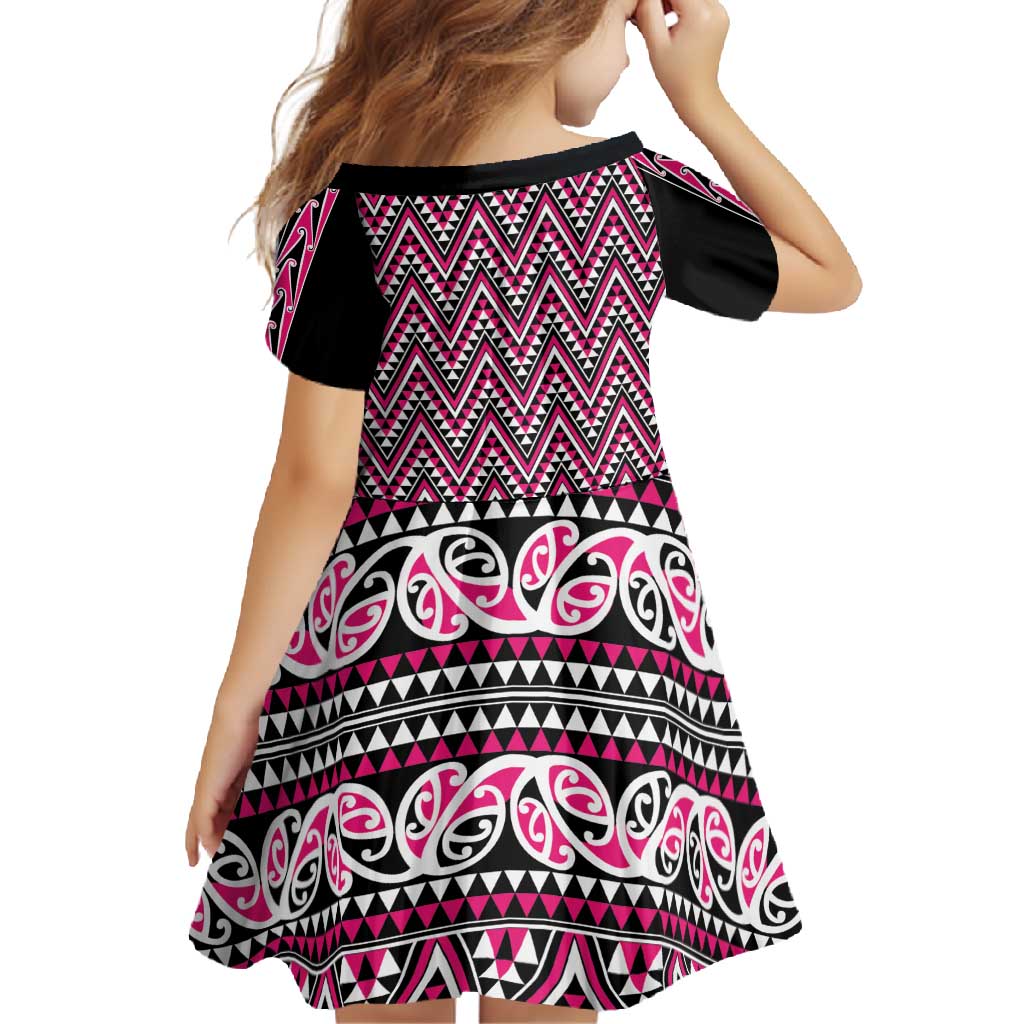 New Zealand Maori Niho Taniwha Family Matching Tank Maxi Dress and Hawaiian Shirt Mawhero Mangopare and Puhoro Pattern