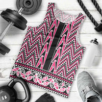 New Zealand Maori Niho Taniwha Men Tank Top Mawhero Mangopare and Puhoro Pattern LT9 - Polynesian Pride