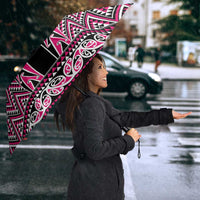 New Zealand Maori Niho Taniwha Umbrella Mawhero Mangopare and Puhoro Pattern - Polynesian Pride